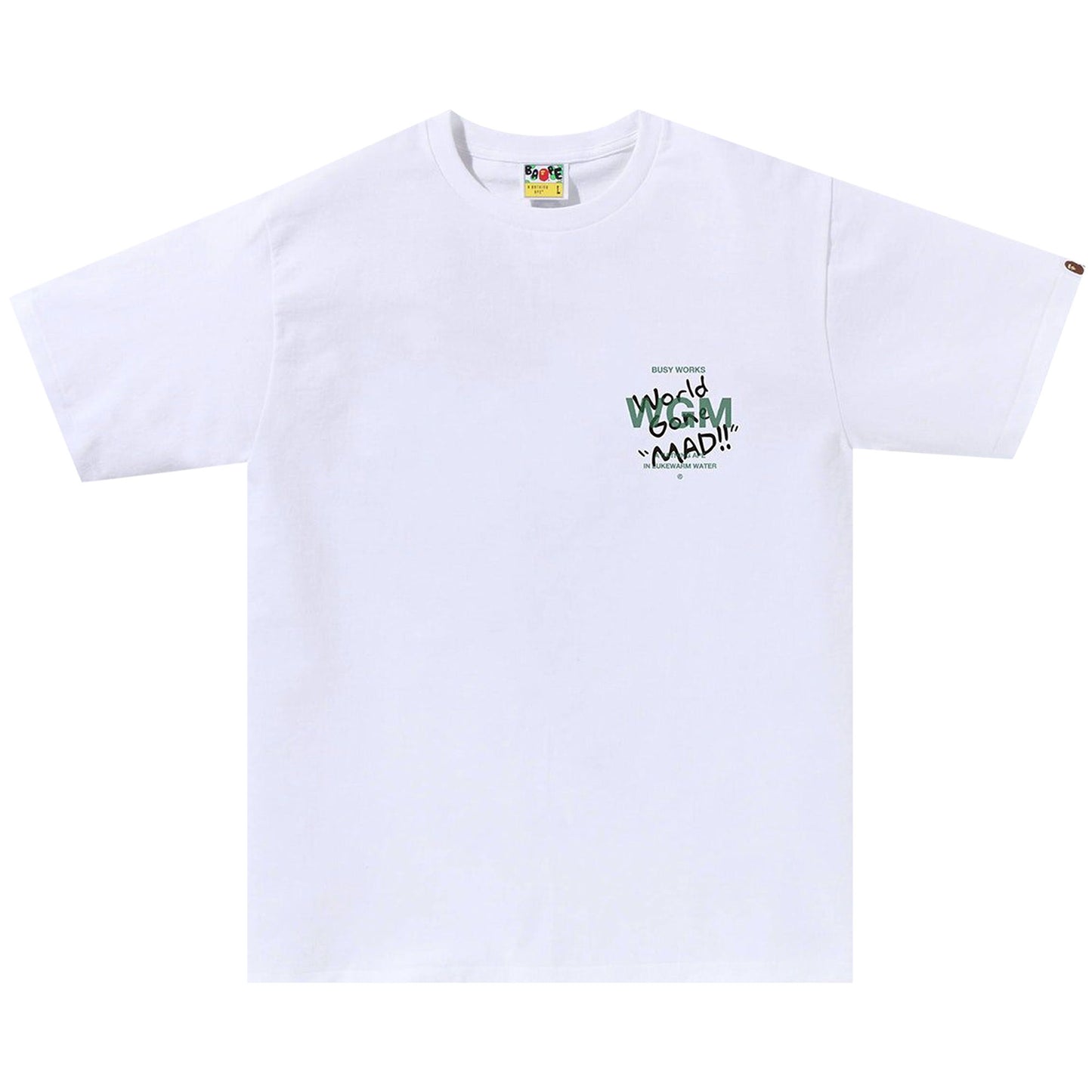 BAPE Woodland Camo WGM Ape Head Tee