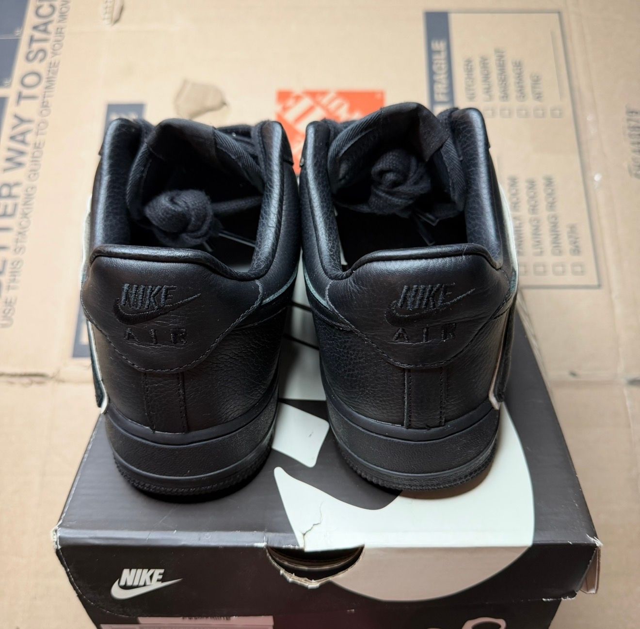 WORN CPFM AIR FORCE 1 "BLACK" - Used/Worn