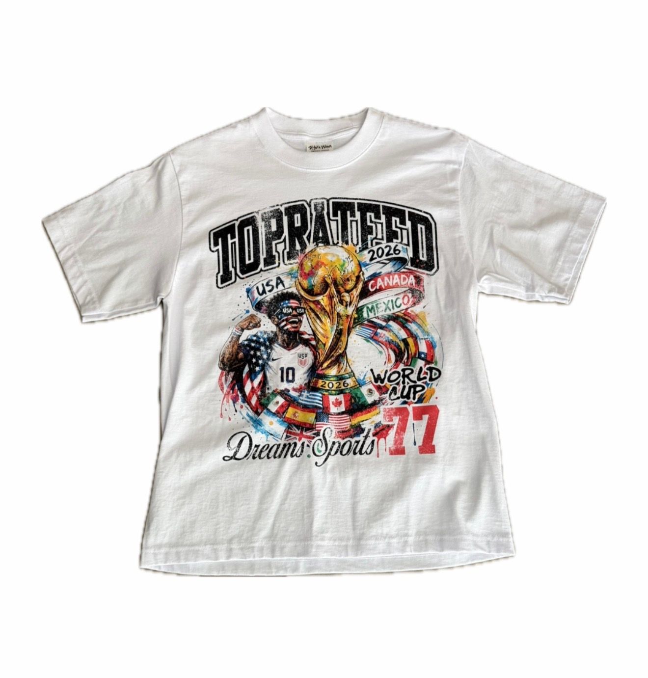 TR DREAM SPORTS TEE WHITE