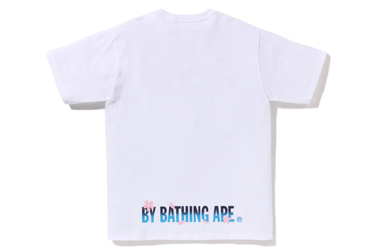 BAPE Pink Camo Tee White
