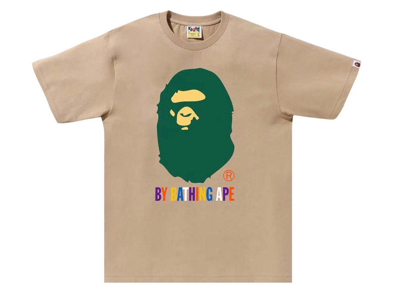 BAPE Colors Tee Beige