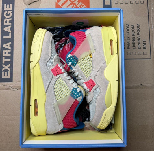 WORN JORDAN 4 UNION "GUAVA" - Used/Worn