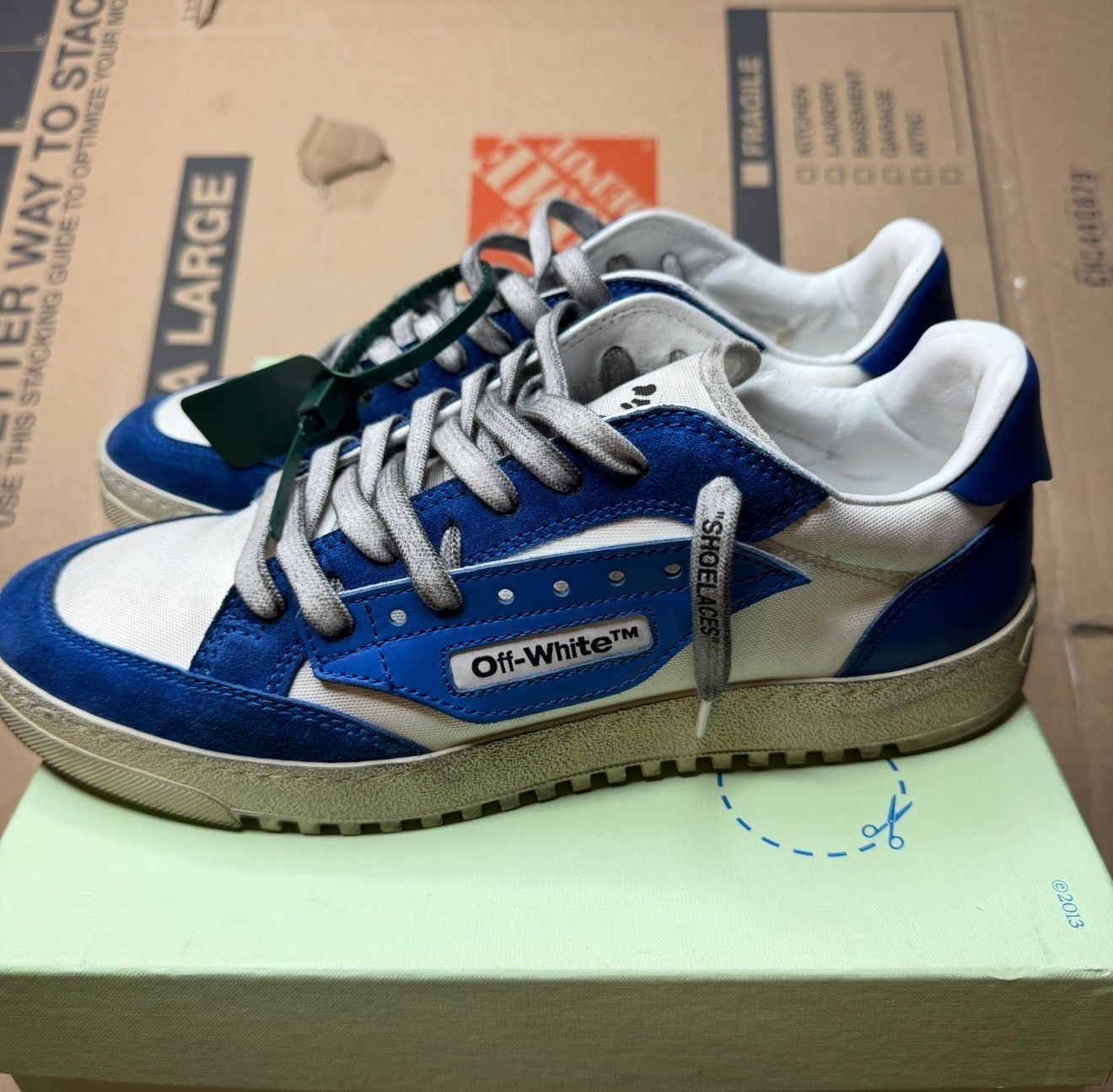 WORN OFF-WHITE SNEAKERS - Used/Worn
