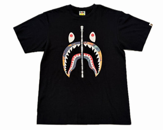 BAPE Shark Tee Black