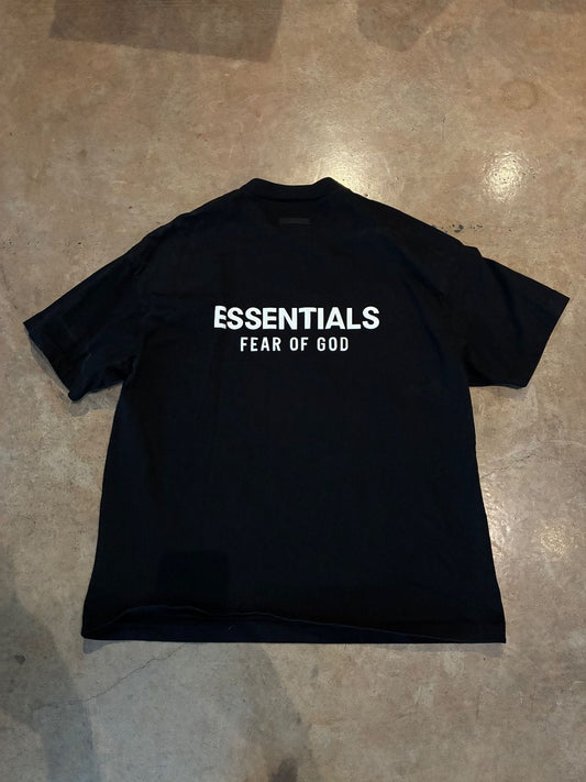 WORN Essentials Black Tee - Used/Worn