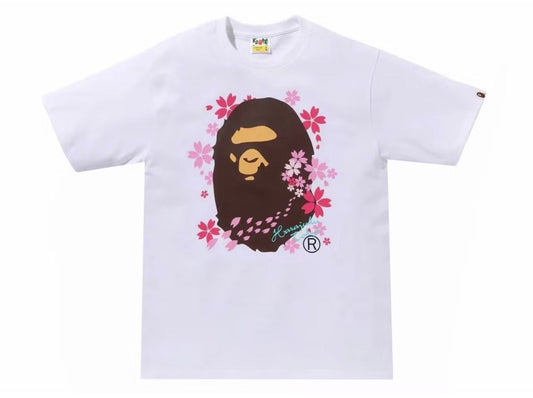 BAPE Sakura Tee White