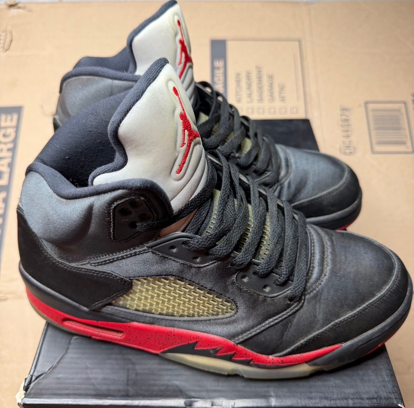 WORN JORDAN 5 "SATIN BRED" - Used/Worn