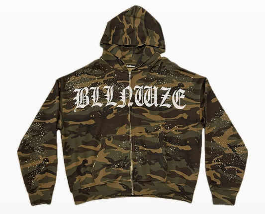 Billionwaze Camo Zip Up