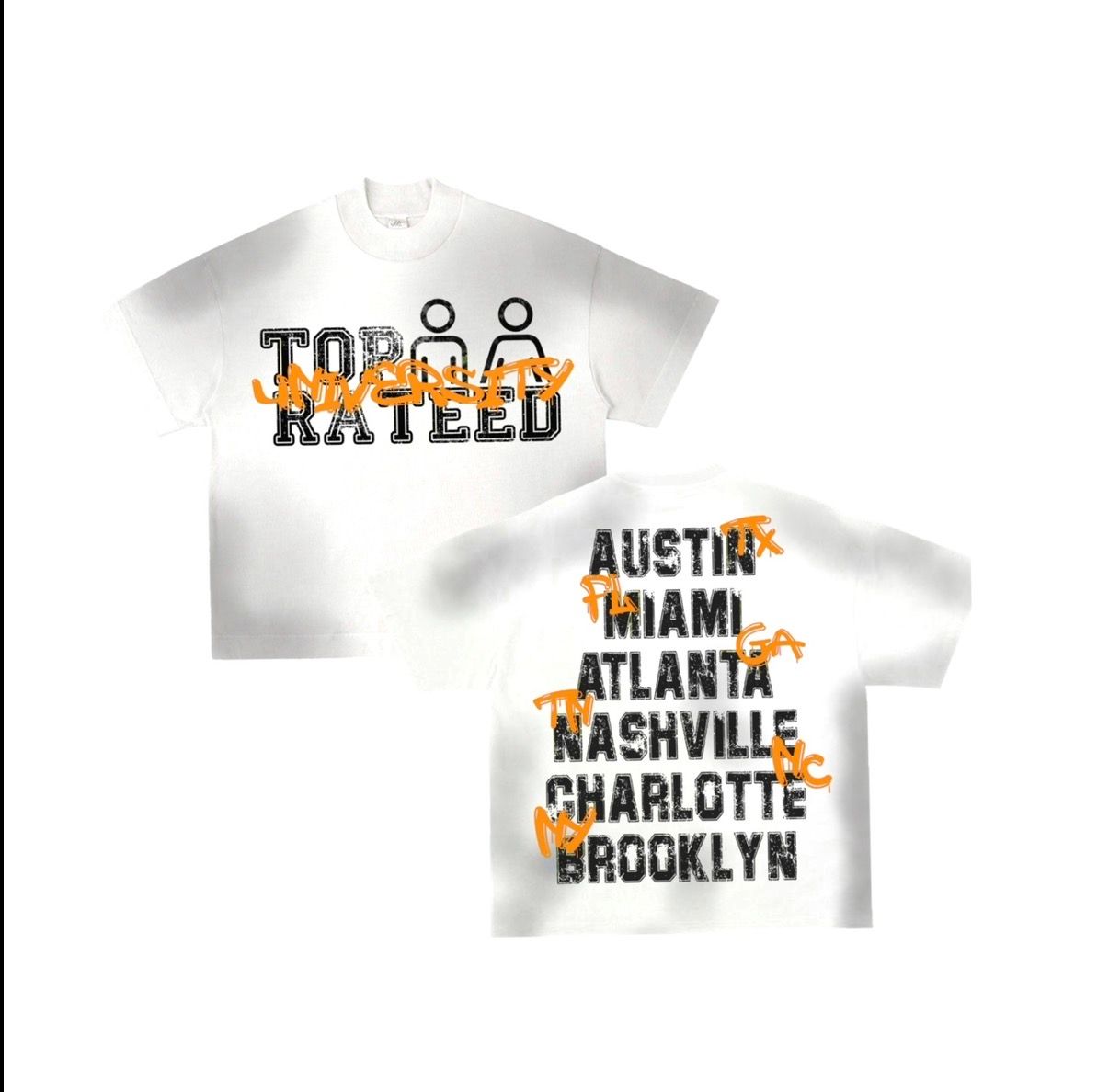 TR UNIVERSITY ORANGE TEE