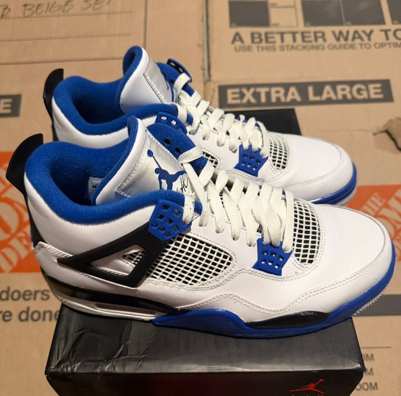 WORN JORDAN 4 "MOTORSPORTS" - Used/Worn