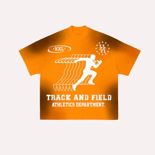 UHS ORANGE TRACK & FIELD TEE