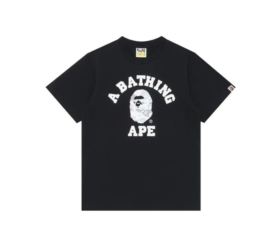 BAPE Space Camo College Tee 'Black