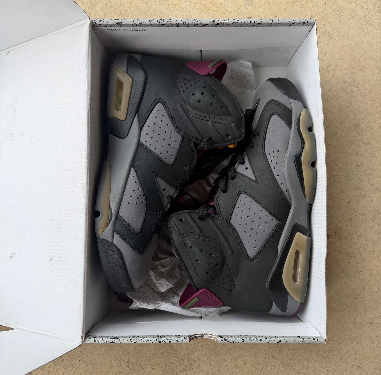 Bordeaux Jordan 6s - Used/Worn