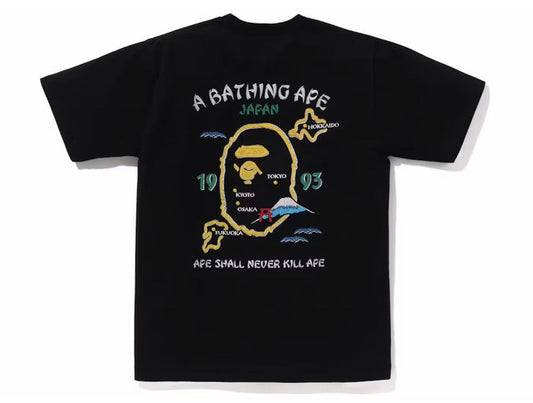 BAPE Japan Souvenir #2 Tee Black