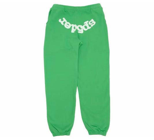 SP5DER Green Sweatpants