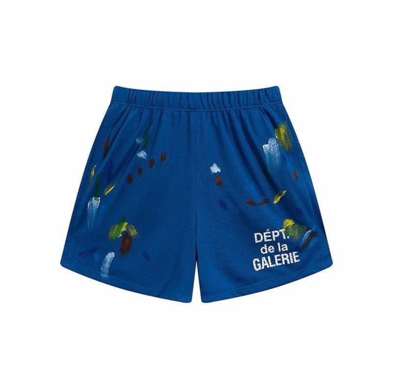 GALLERY DEPT GYM SHORTS "BLUE PAINT"