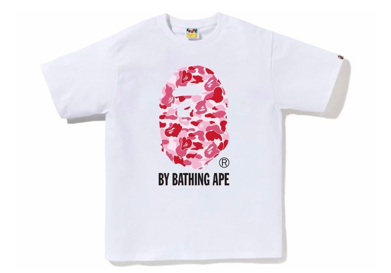 BAPE ABC Camo Tee White