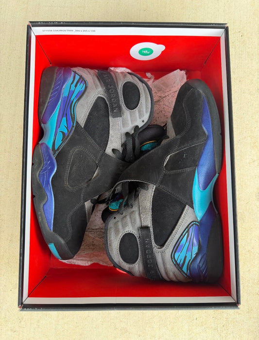NO BOX Aqua 8s - Used/Worn