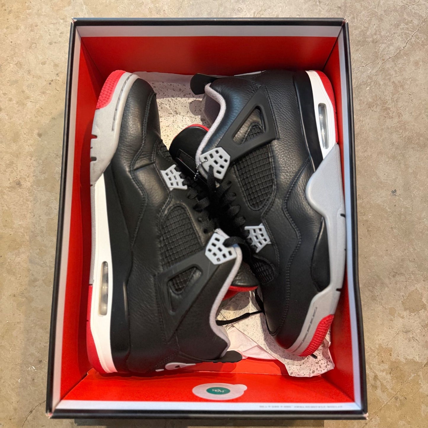 WORN JORDAN 4 "BRED REIMAGINED" - Used/Worn