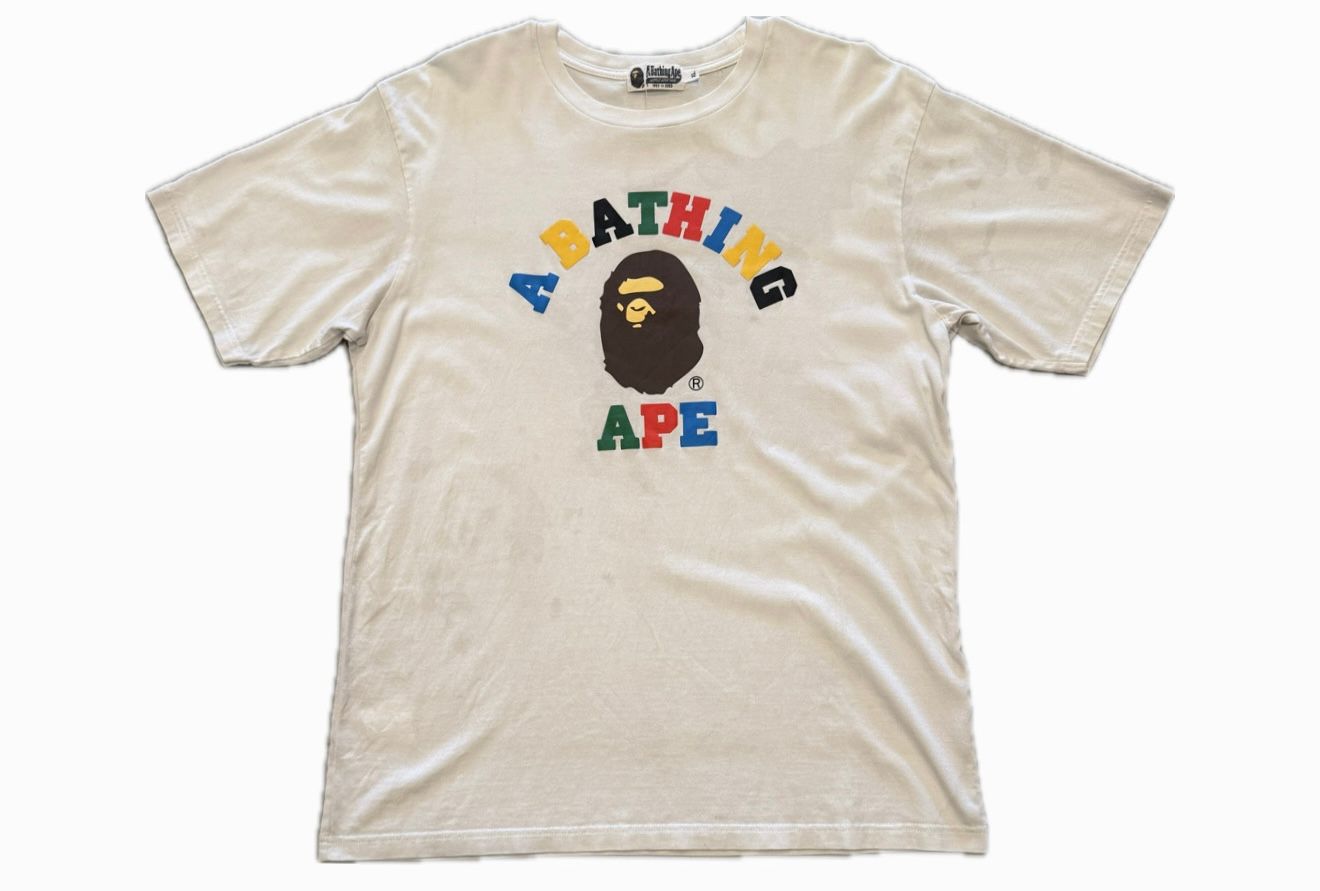 BAPE Letters Tee - Used/Worn