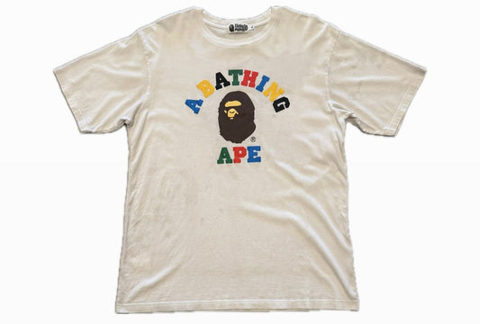 BAPE Letters Tee - Used/Worn