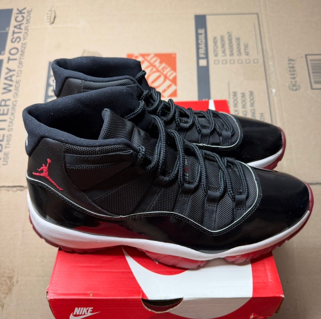 WORN JORDAN 11 "BRED" - Used/Worn