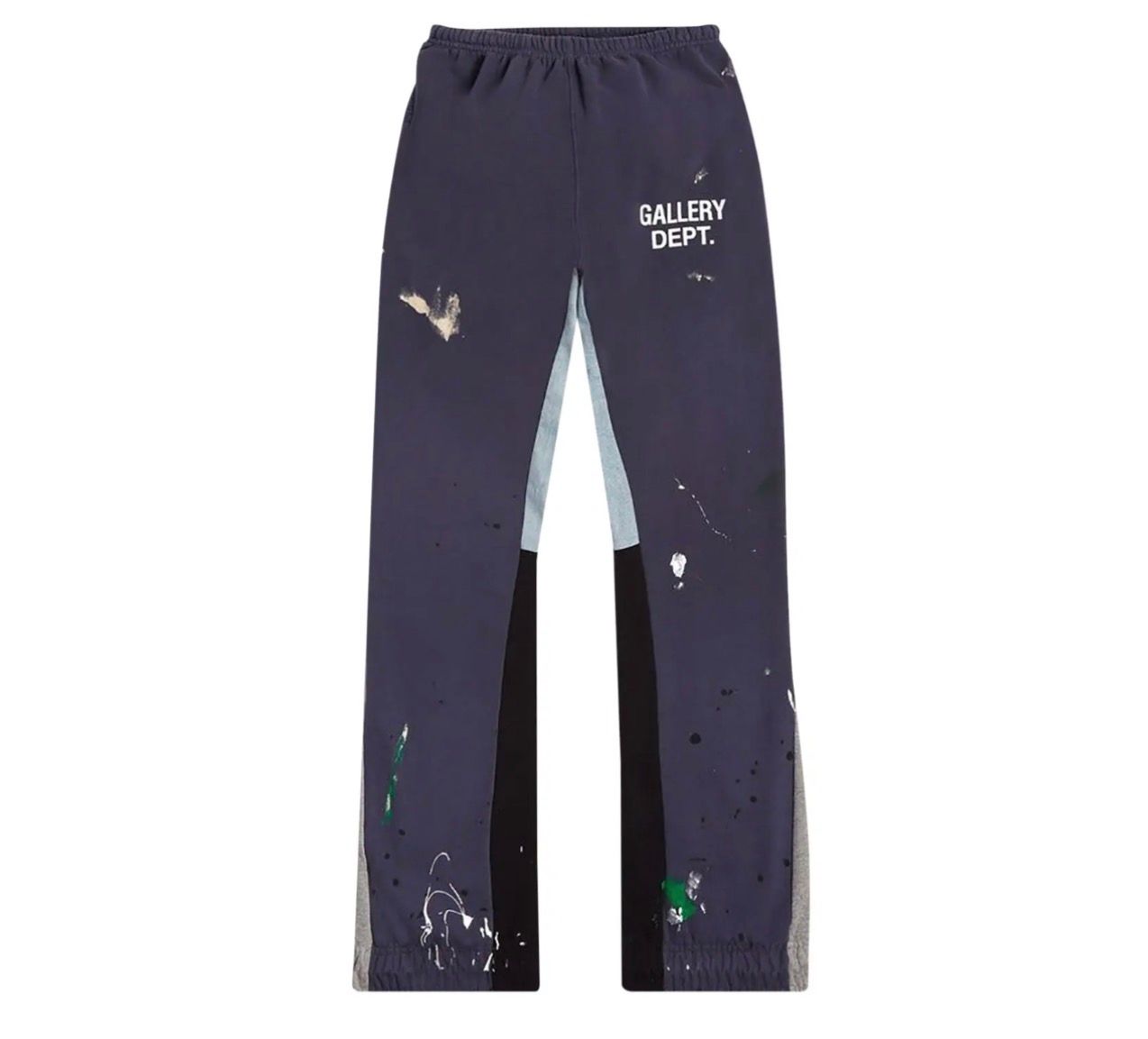 GALLERY DEPT. GD FLARED NAVY SWEATPANTS