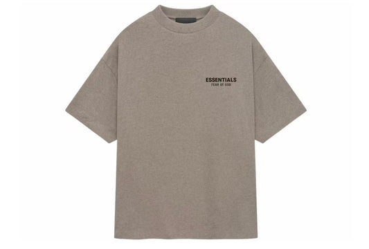 ESSENTIALS HEATHER GREY TEE