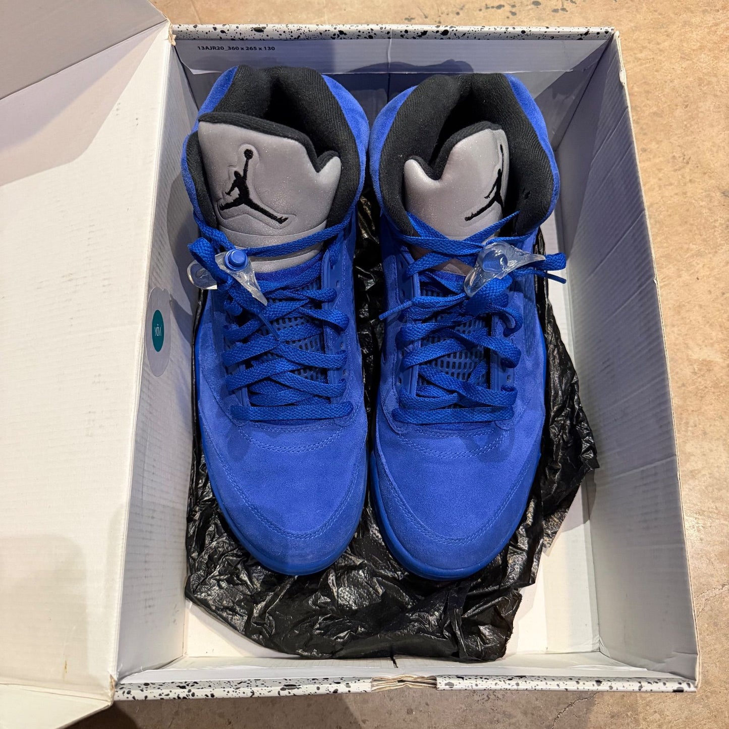 WORN JORDAN 5 "BLUE SUEDE" - Used/Worn