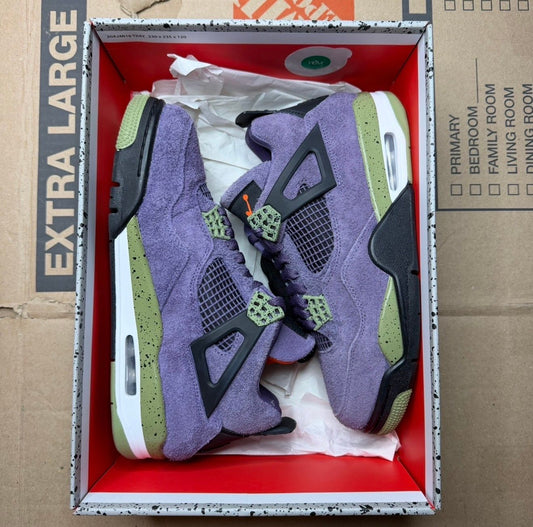 WORN JORDAN 4 "CANYON PURPLE" - Used/Worn