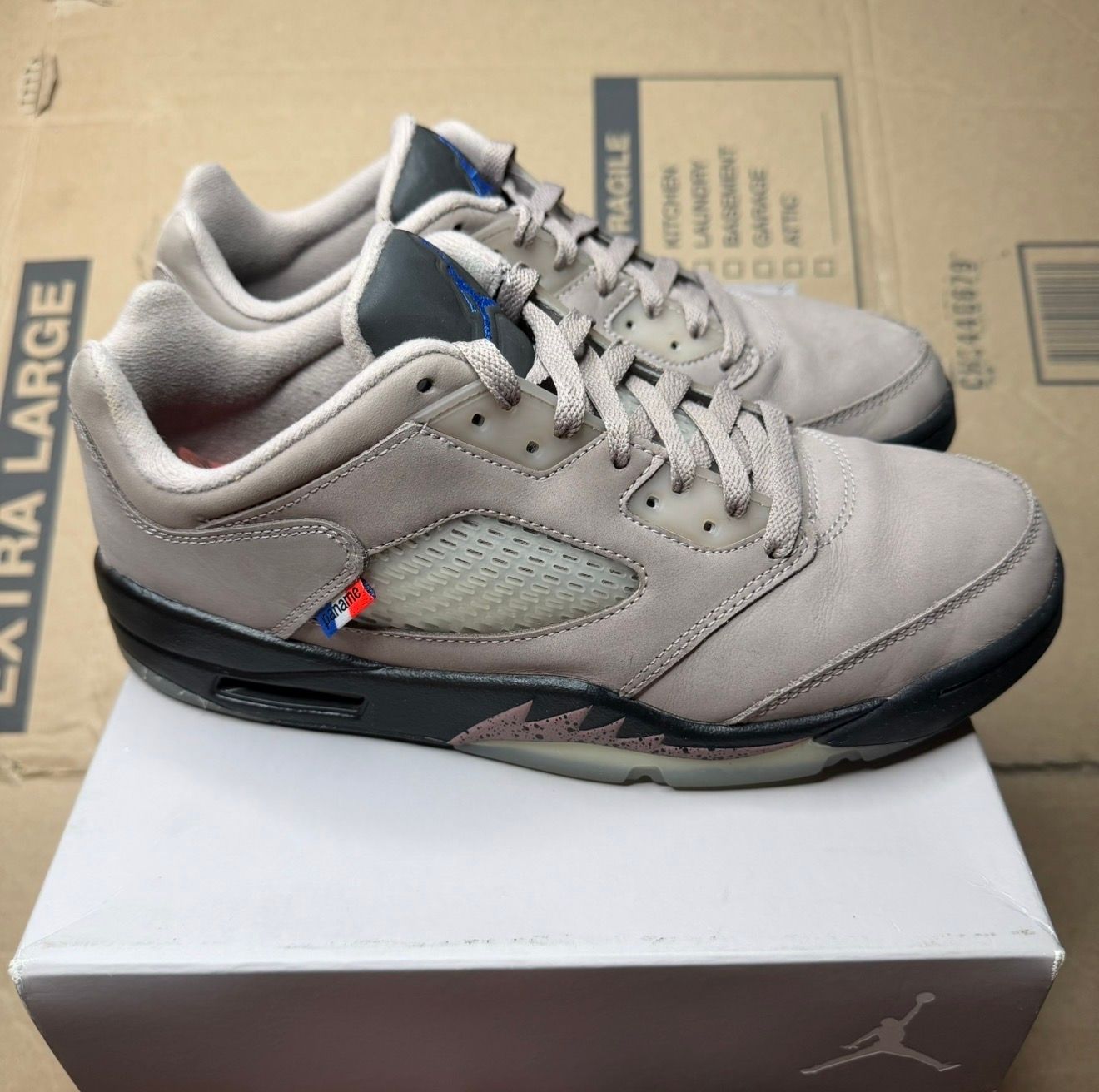 WORN JORDAN 5 LOW "PSG" - Used/Worn