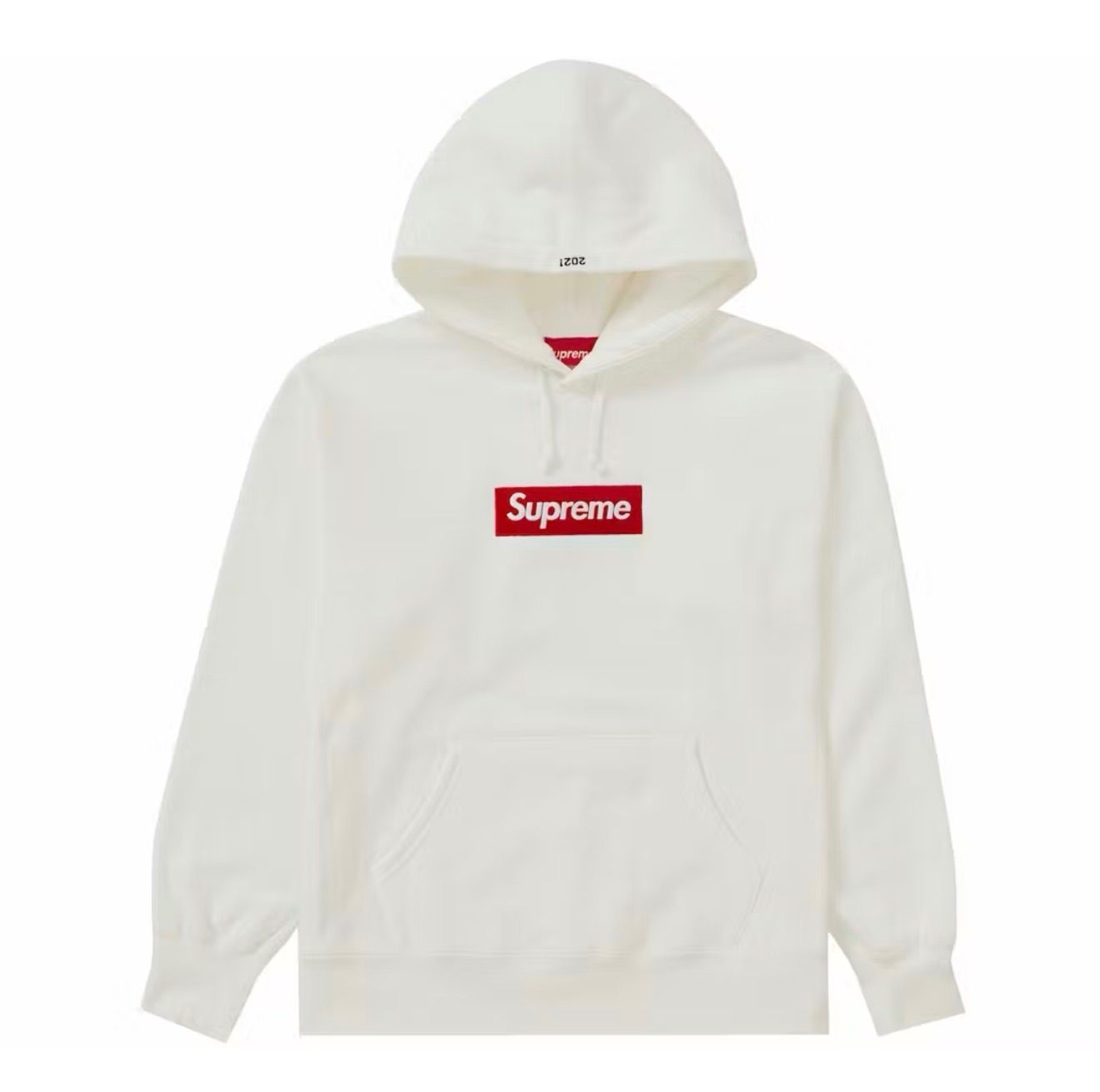 Supreme Box Logo Hooded Sweatshirt White