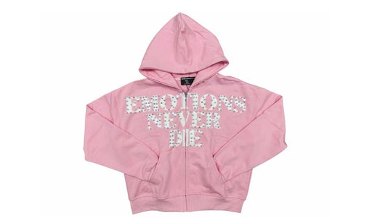 Mixed Emotions End Hoodie Pink