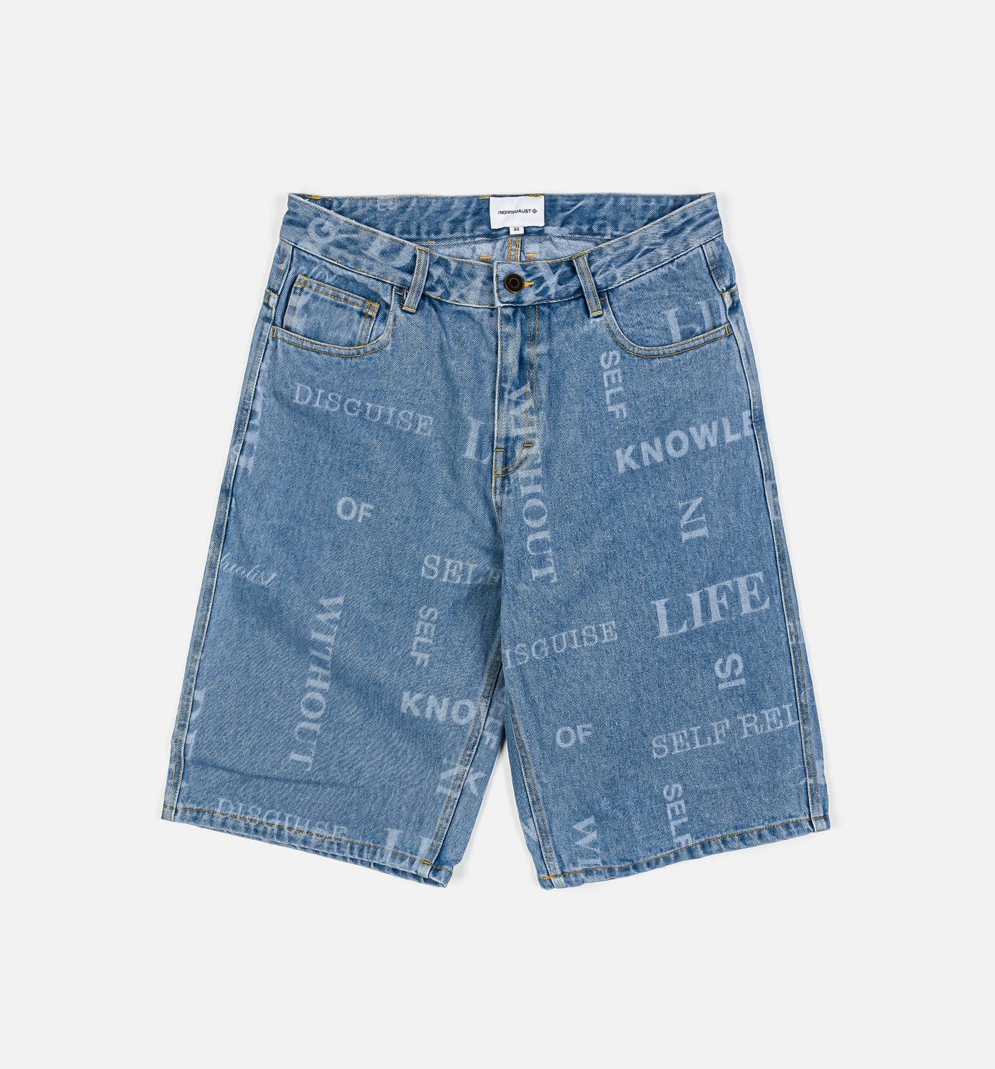Individualist Knowledge Denim Shorts