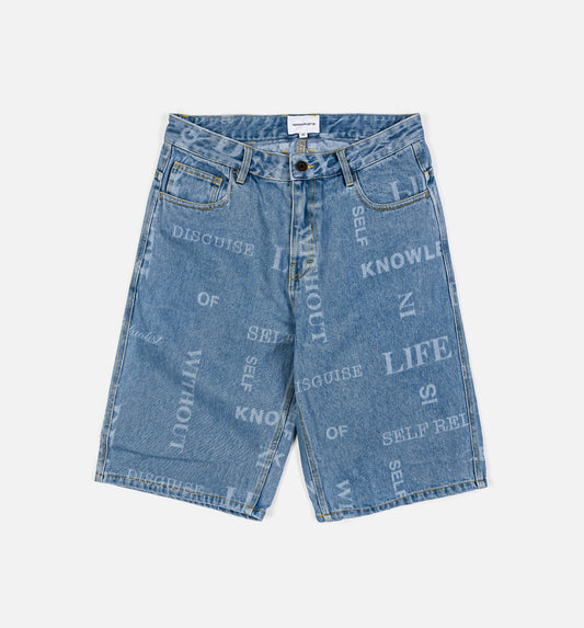 Individualist Knowledge Denim Shorts
