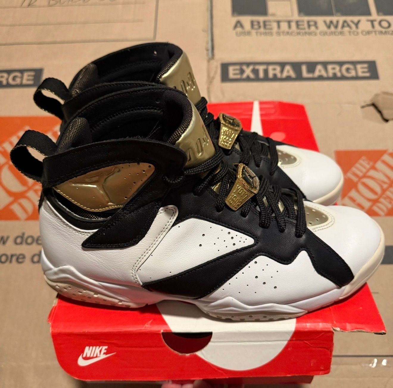WORN JORDAN 7 "CHAMPAGNE" - Used/Worn
