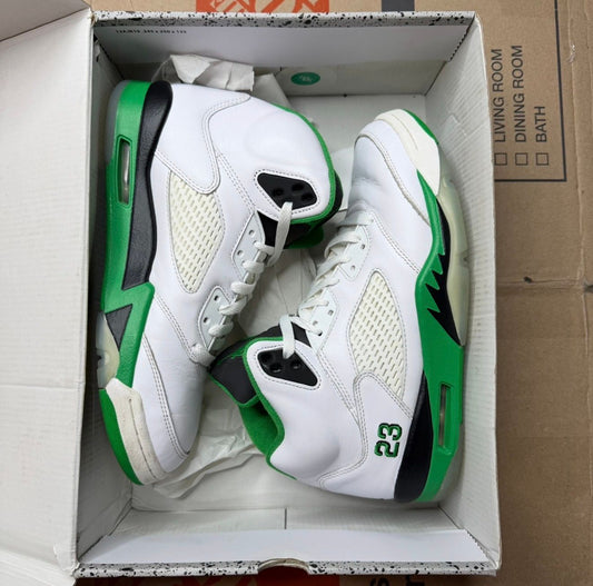 WORN JORDAN 5 "LUCKY GREEN" - Used/Worn