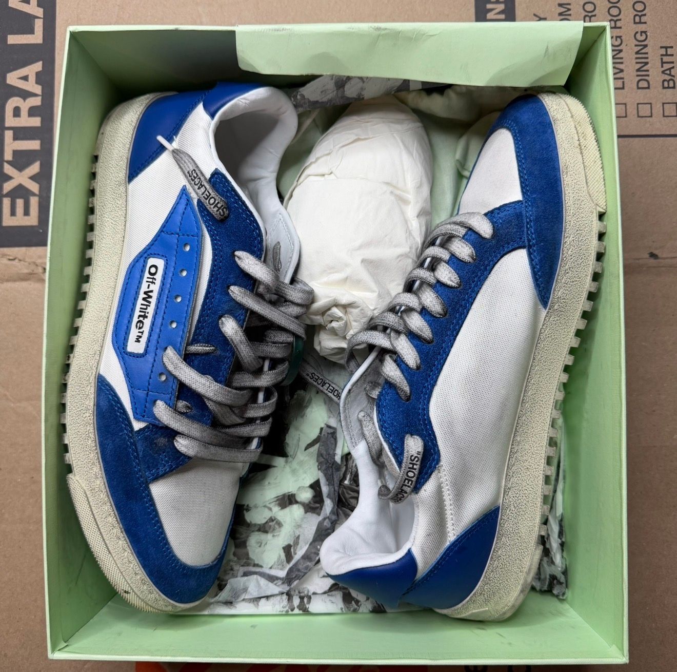 WORN OFF-WHITE SNEAKERS - Used/Worn