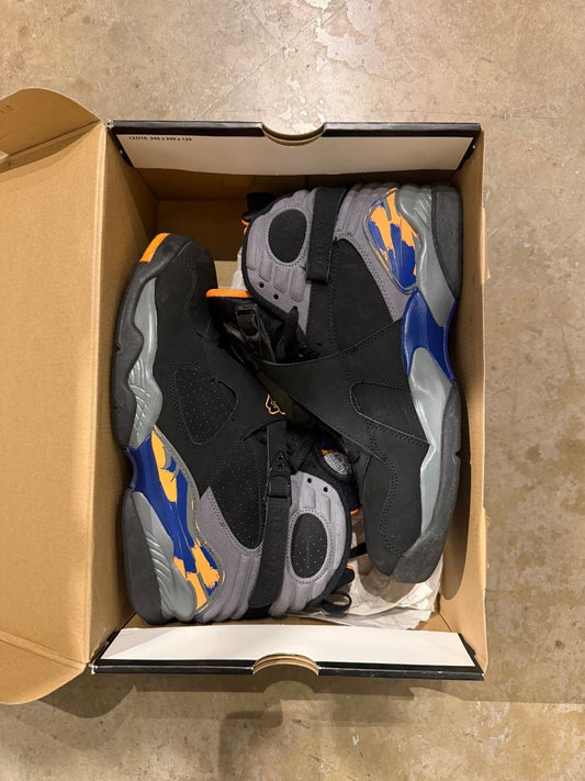 WORN Jordan 8 Retro Phoenix Suns - Used/Worn