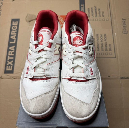WORN NEW BALANCE "WHITE BRICK RED" - Used/Worn
