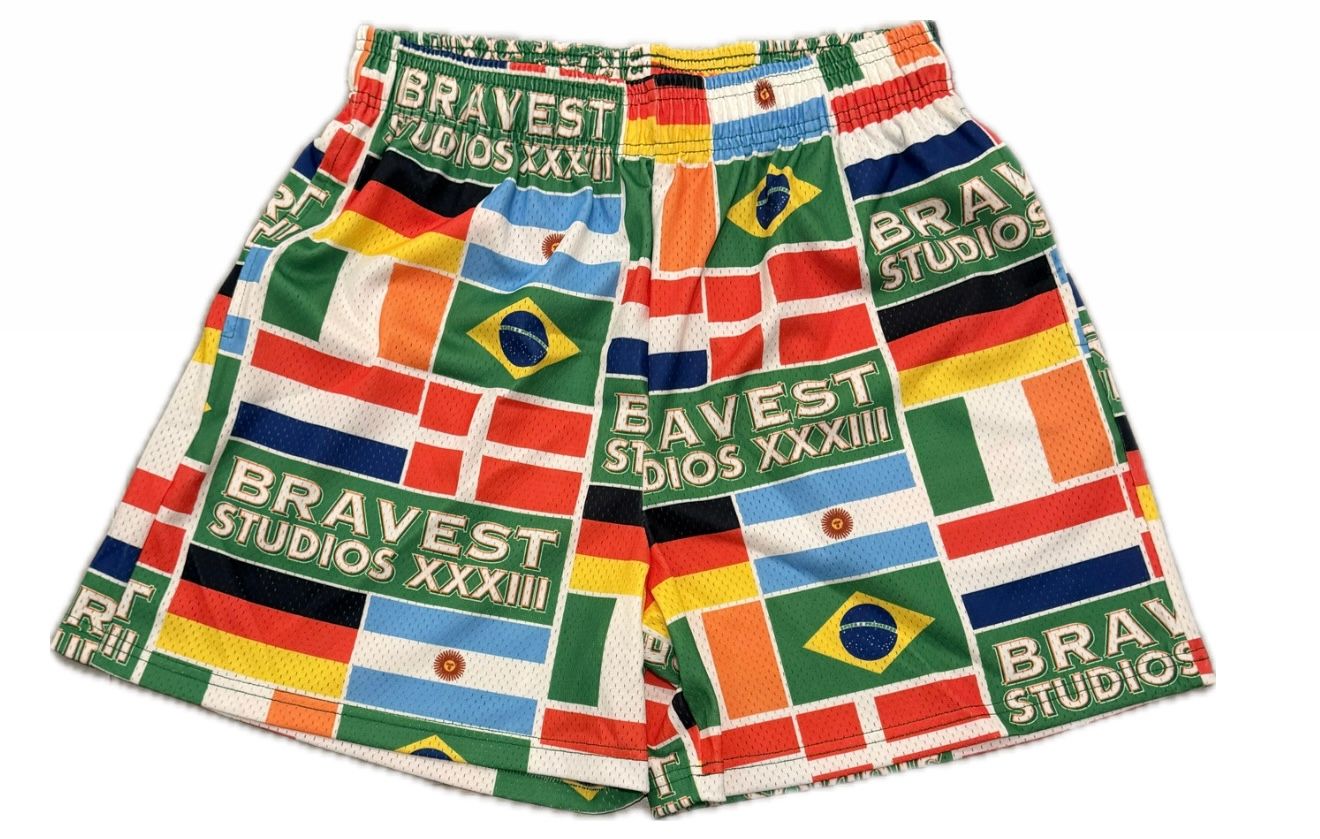 Bravest Studios Flag Shorts
