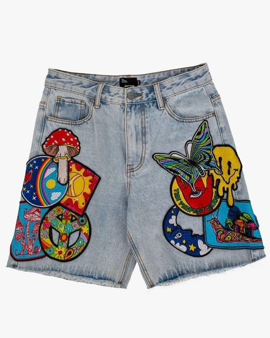 EPTM Trippy Denim Shorts