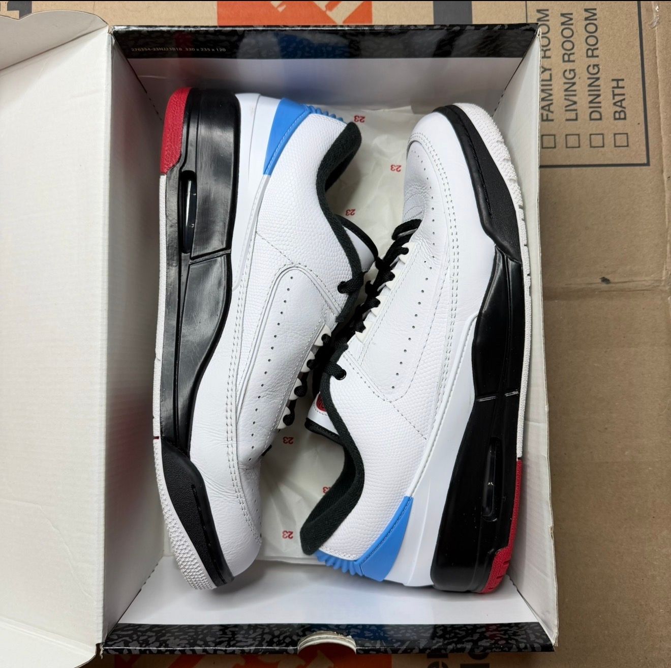 WORN JORDAN 2/3 "UNC TO CHICAGO" - Used/Worn