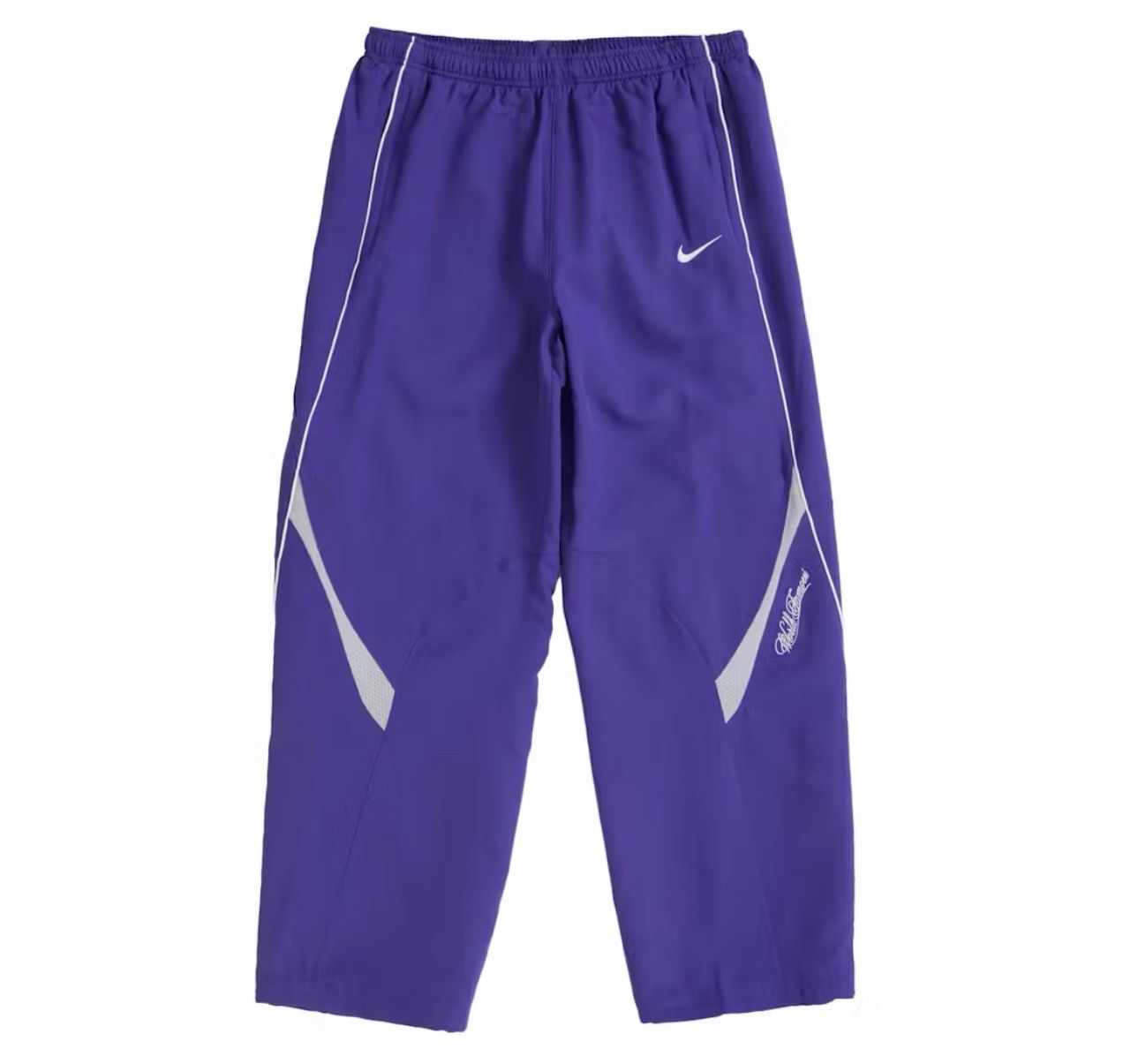 NIKE X SUPREME PURPLE TRACKPANTS