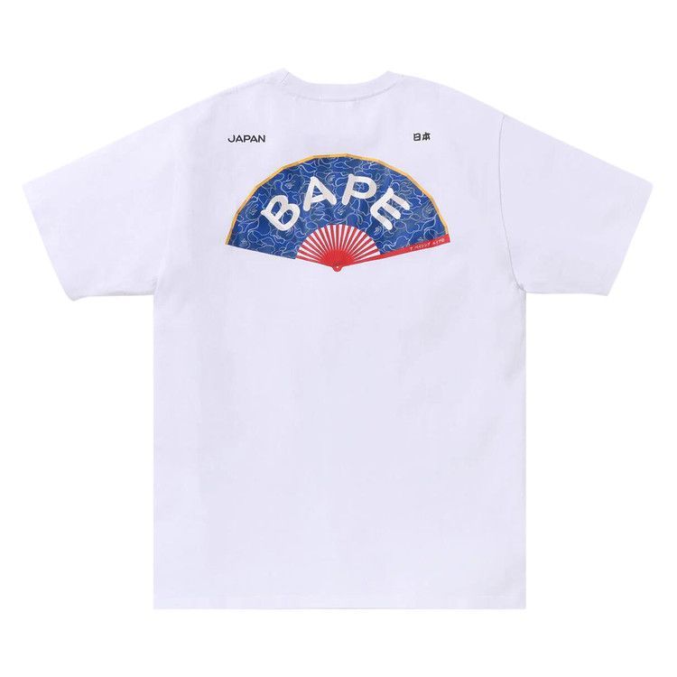 BAPE Japanese Fan Tee 'White'