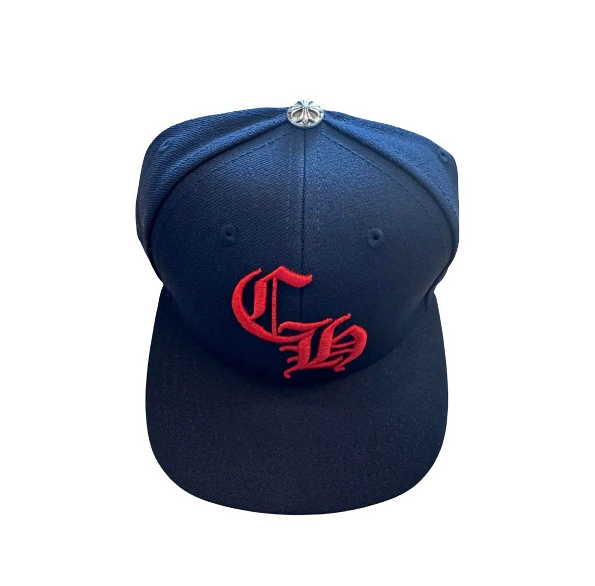 CHROME HEARTS NAVY RED HAT