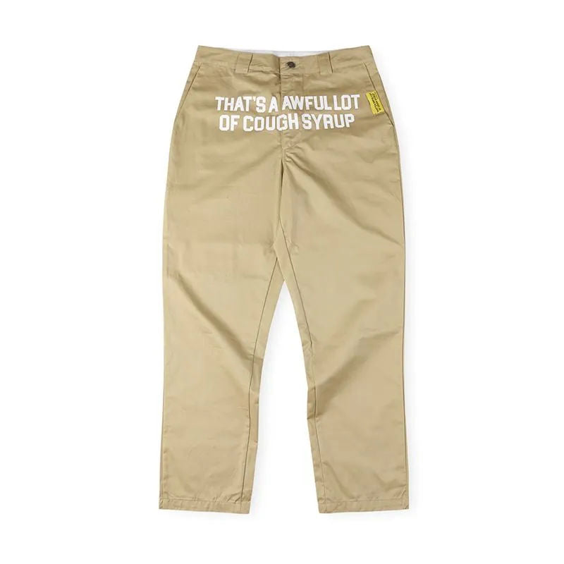 That’s A Awful Lot Of Cough Syrup x Dickies Khaki Work Pants Tan