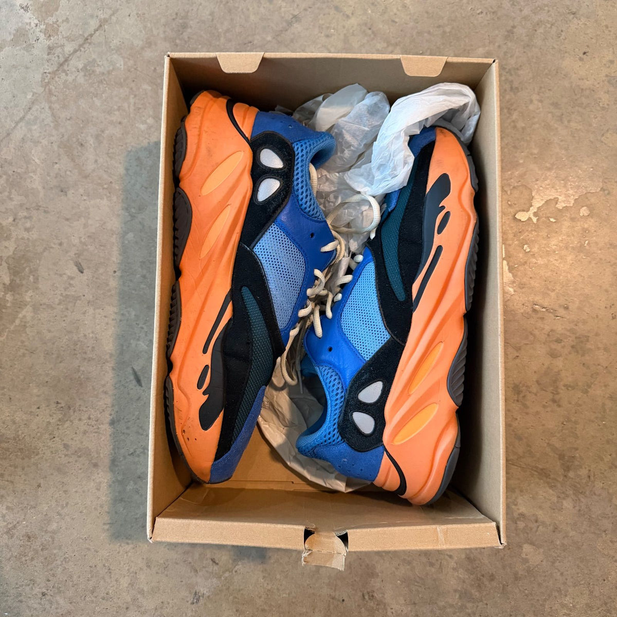 WORN Yeezy Boost 700 Bright Blue - Used/Worn