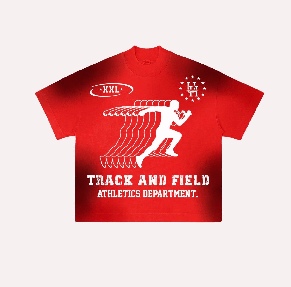 UHS RED TRACK & FIELD TEE