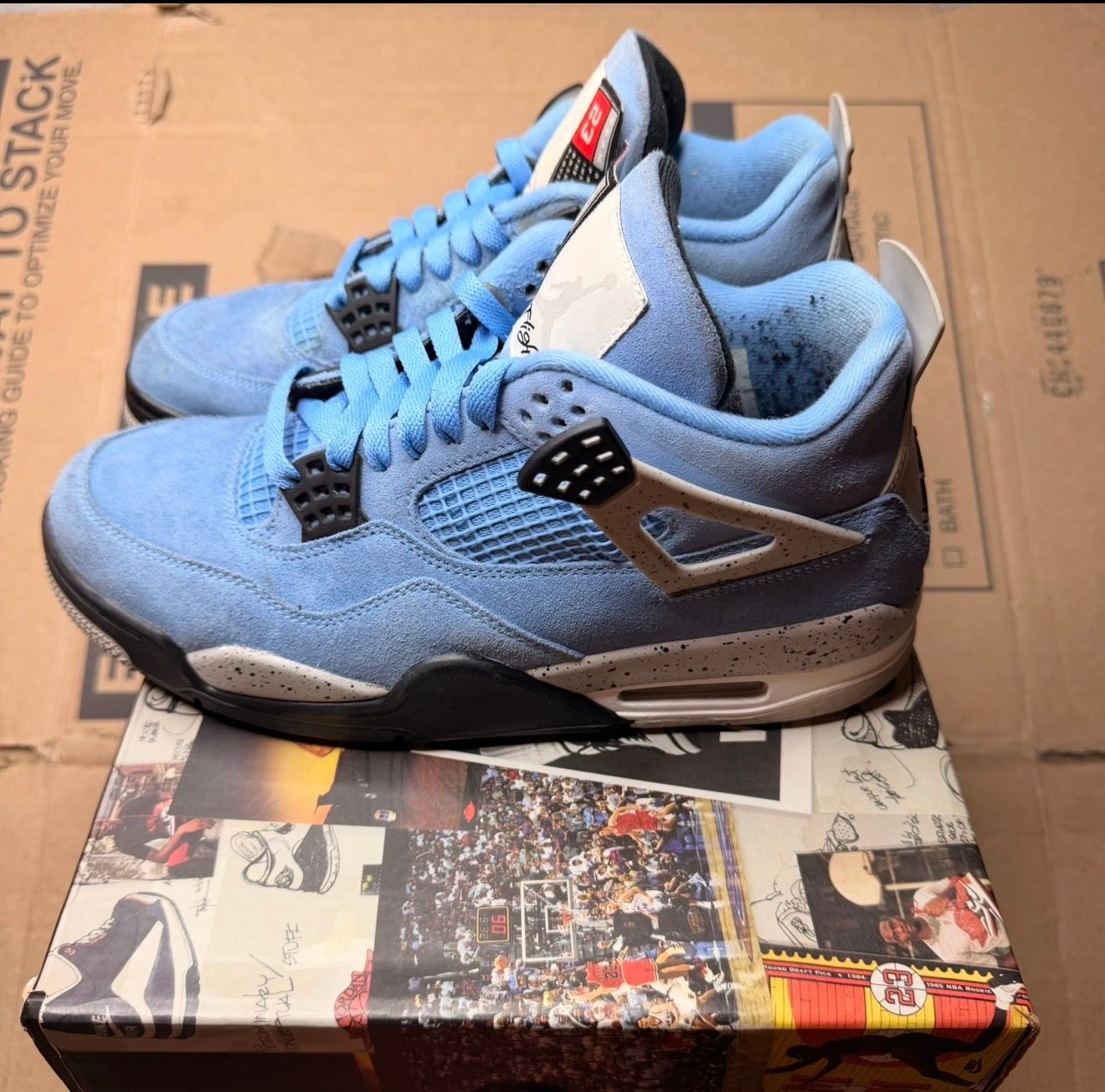 WORN JORDAN 4 "UNC" - Used/Worn